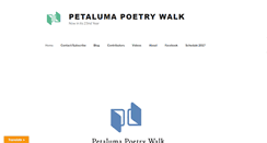 Desktop Screenshot of petalumapoetrywalk.org